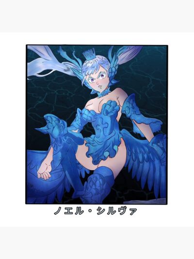 Alternative view of Black Clover Scribble Knight Silva Throw Pillow