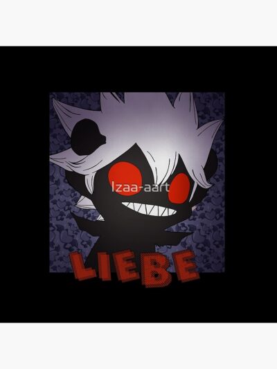 Alternative view of Black Clover Scribble Devil Companion Throw Pillow