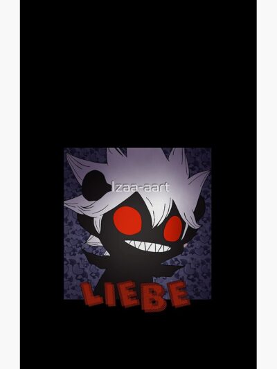 Alternative view of Black Clover Scribble Devil Shoulder Art Shower Curtain