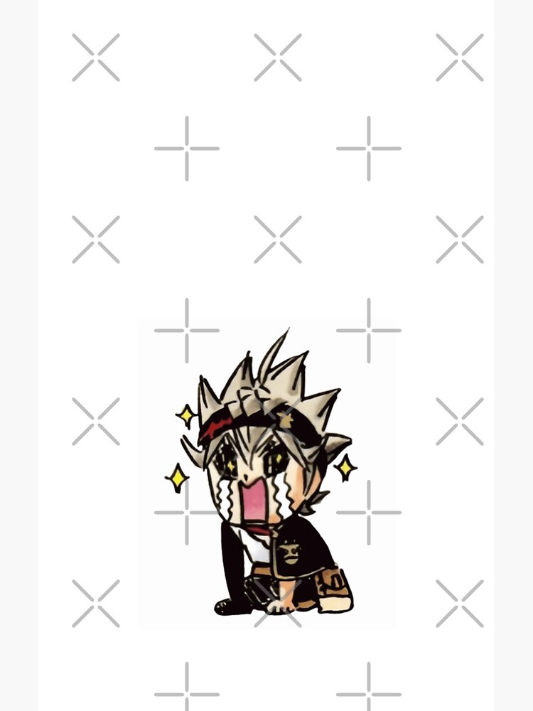 Black Clover Asta Chibi Style Shower Curtain - Image 2