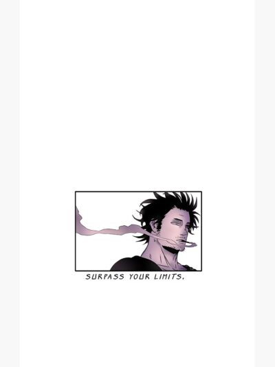 Alternative view of Black Clover Doodle Sukehiro Style Shower Curtain