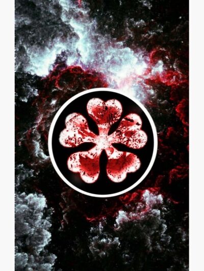 Alternative view of Black Clover Magic Clover Symbol Shower Curtain