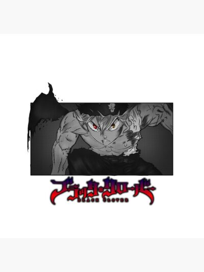 Alternative view of Scribble Black Bull Black Clover Tapestry