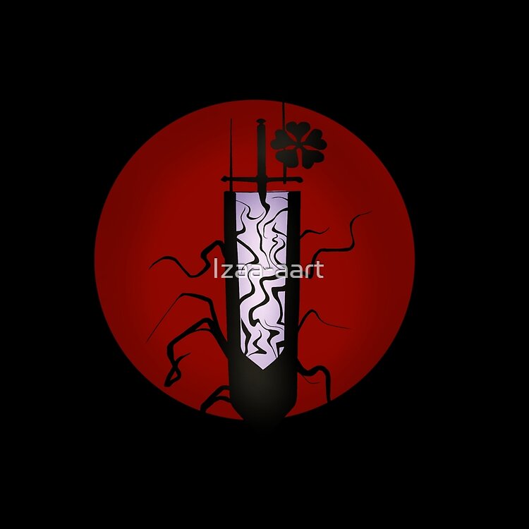Doodle Sword Warrior Black Clover Tote Bag - Image 2