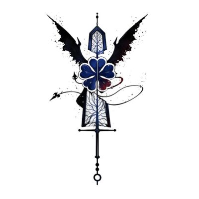 Alternative view of Asta Black Clover Magic Knight Tote Bag