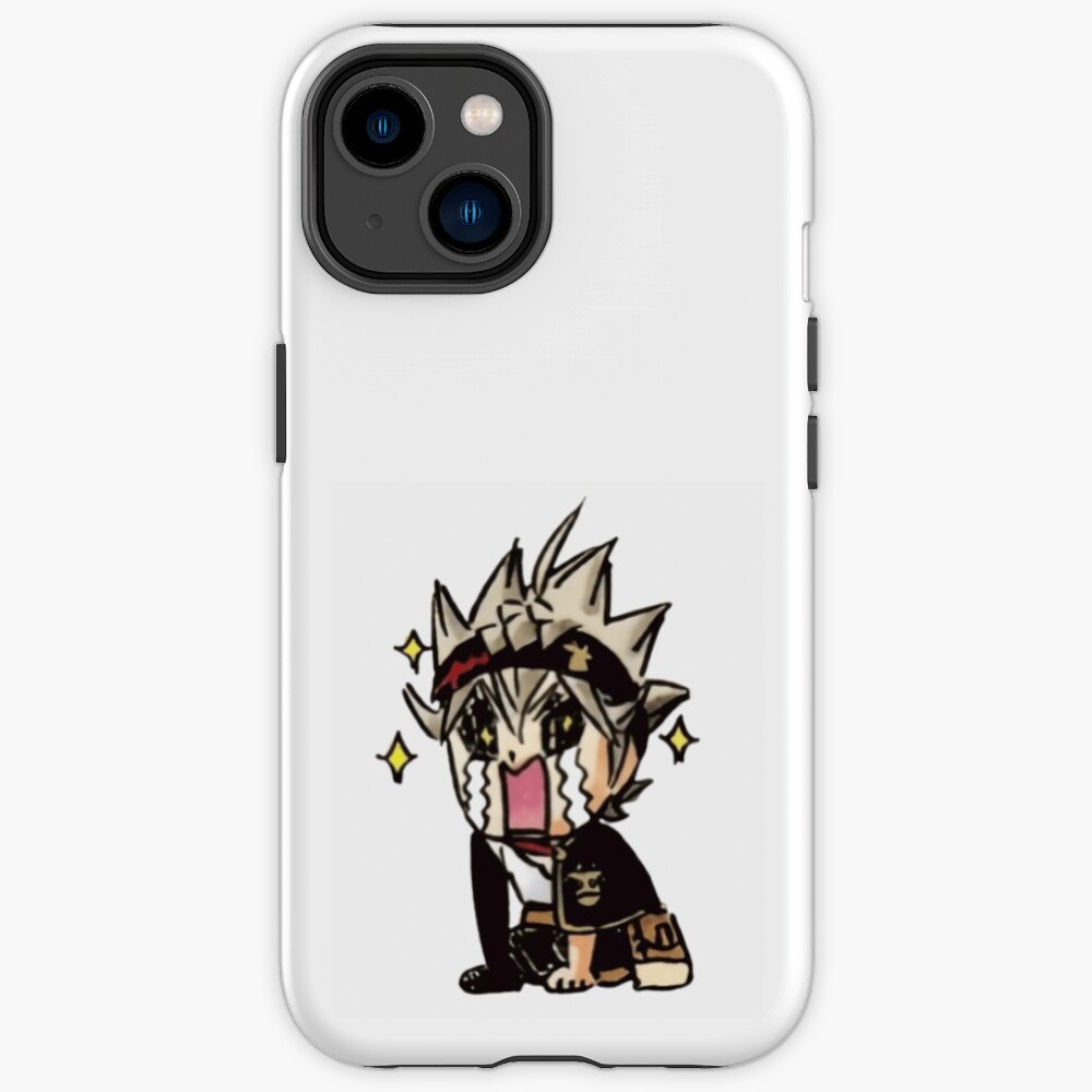 Black Clover Asta Chibi Style Iphone Case
