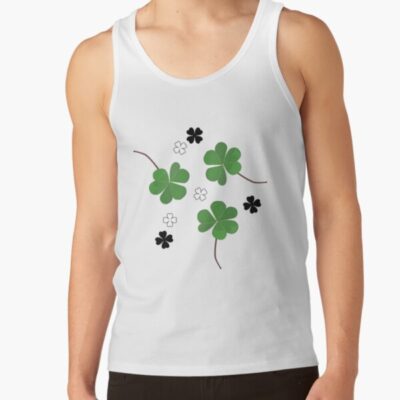Alternative view of Pattern Clover Black Clover Tank Top