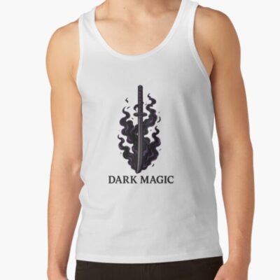 Alternative view of Black Clover Dark Magic Katana Yami Design Tank Top