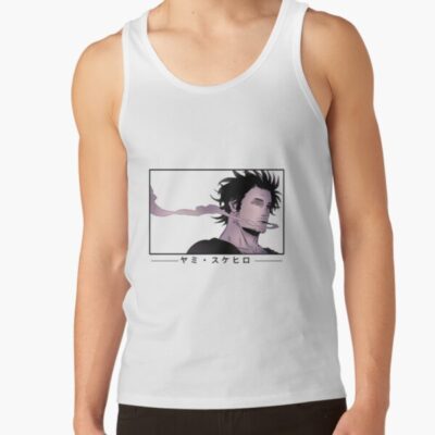 Alternative view of Scribble Shadow Guy Black Clover Tank Top
