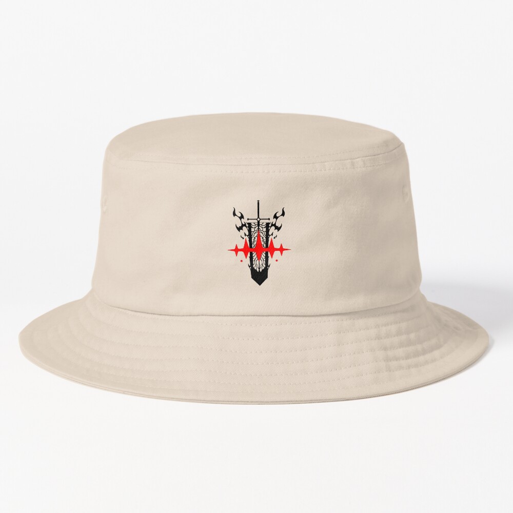 Black Clover Dark Fantasy Sword Warrior Bucket Hat
