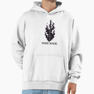 Alternative view of Black Clover Dark Magic Katana Yami Design Hoodie