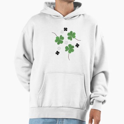 Alternative view of Pattern Clover Black Clover Hoodie
