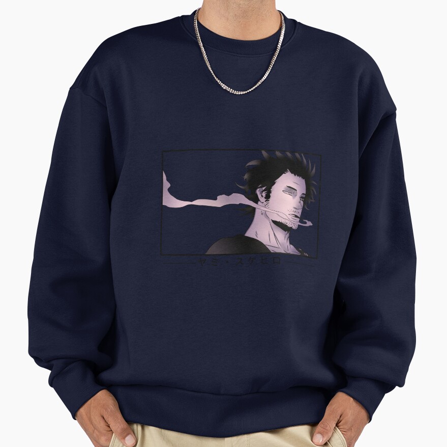 Scribble Shadow Guy Black Clover Sweatshirt - Image 5