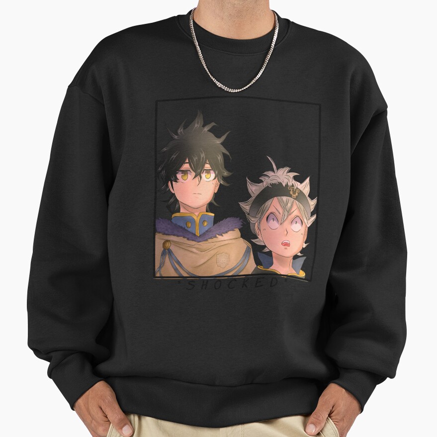 Doodle Brotherhood Unit Black Clover Sweatshirt - Image 3