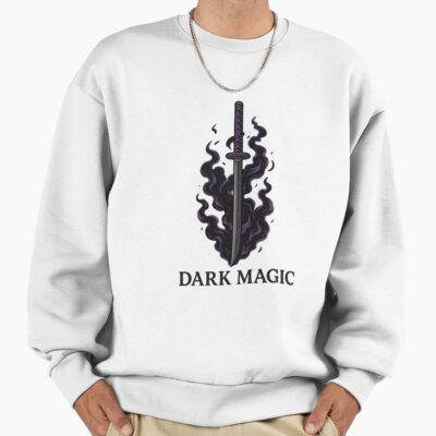 Alternative view of Black Clover Dark Magic Katana Yami Design Sweatshirt