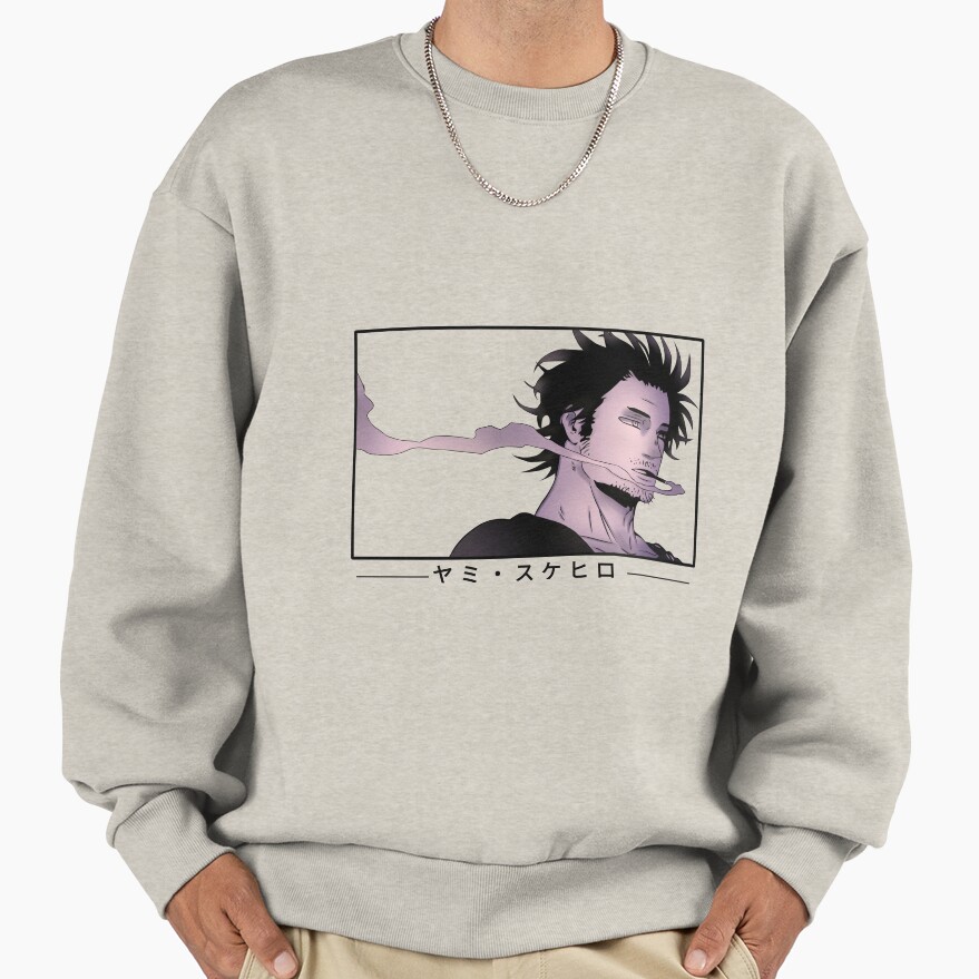 Scribble Shadow Guy Black Clover Sweatshirt