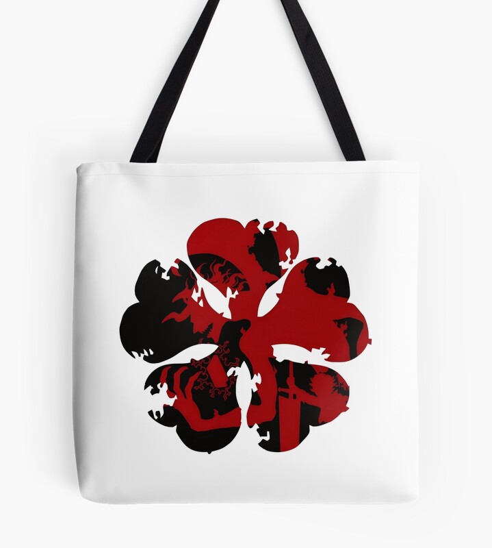 Royal Clover Crest Black Clover Tote Bag