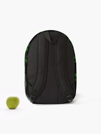 Alternative view of Black Clover Lucky Shamrock Pattern Backpack