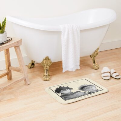 Alternative view of Black Clover Scribble Shocked Expression Bath Mat
