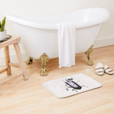 Alternative view of Black Clover Scribble Anti Magic Sword Bath Mat