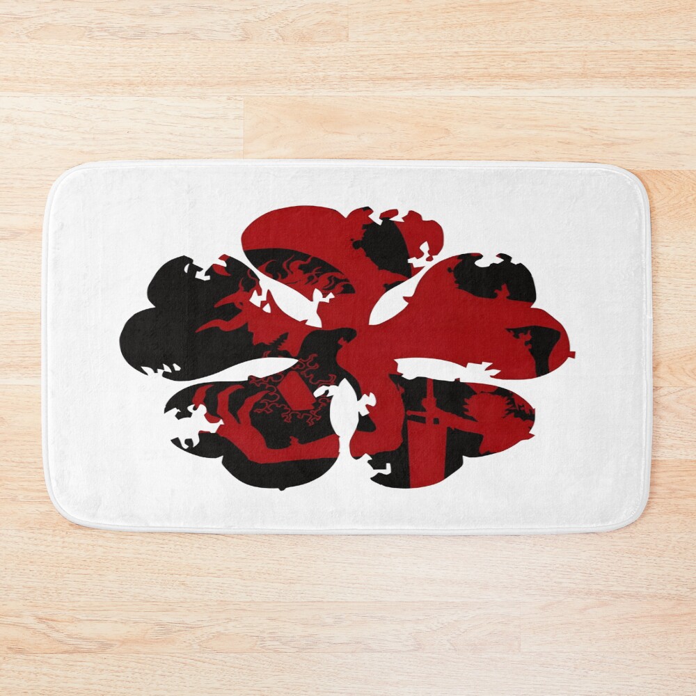 Royal Clover Crest Black Clover Bath Mat