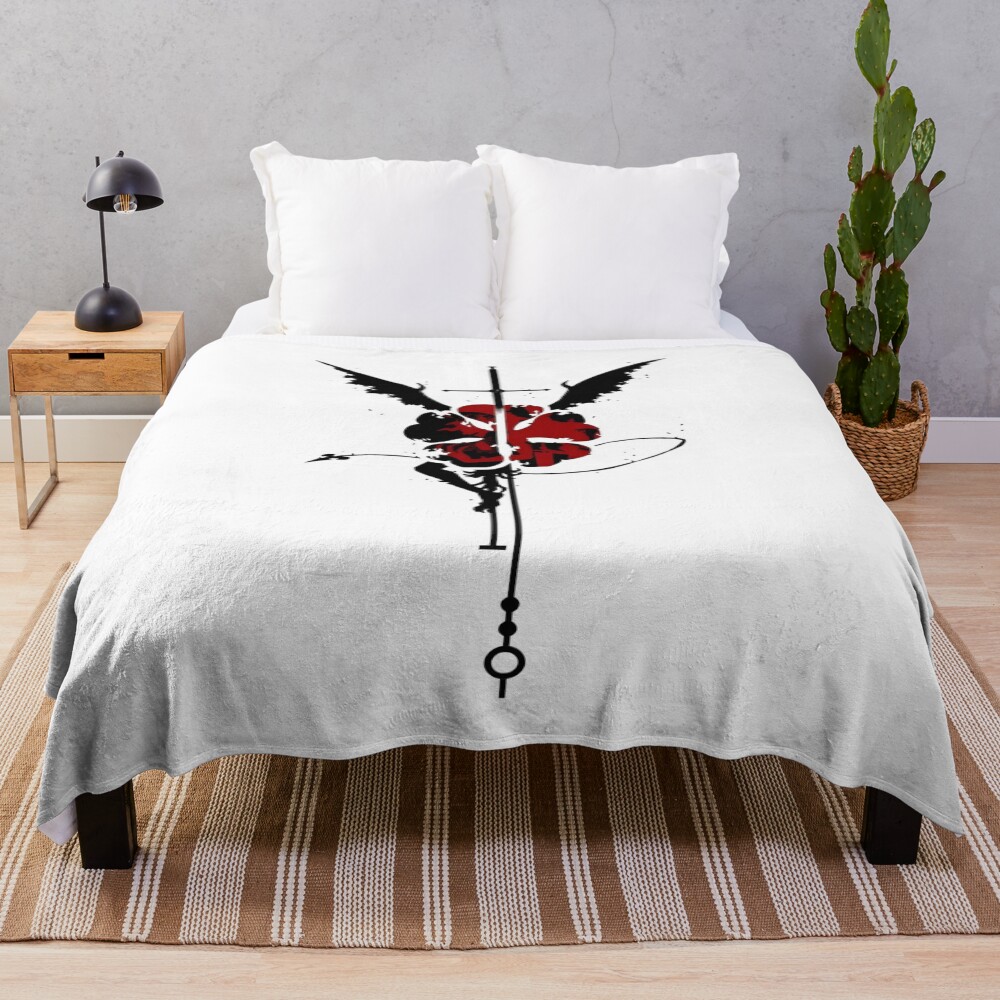 Demon Dweller Sword Black Clover Throw Blanket