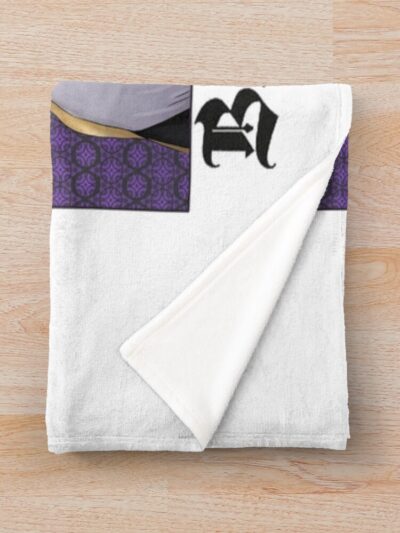 Alternative view of Black Clover Doodle Princess Silva Throw Blanket