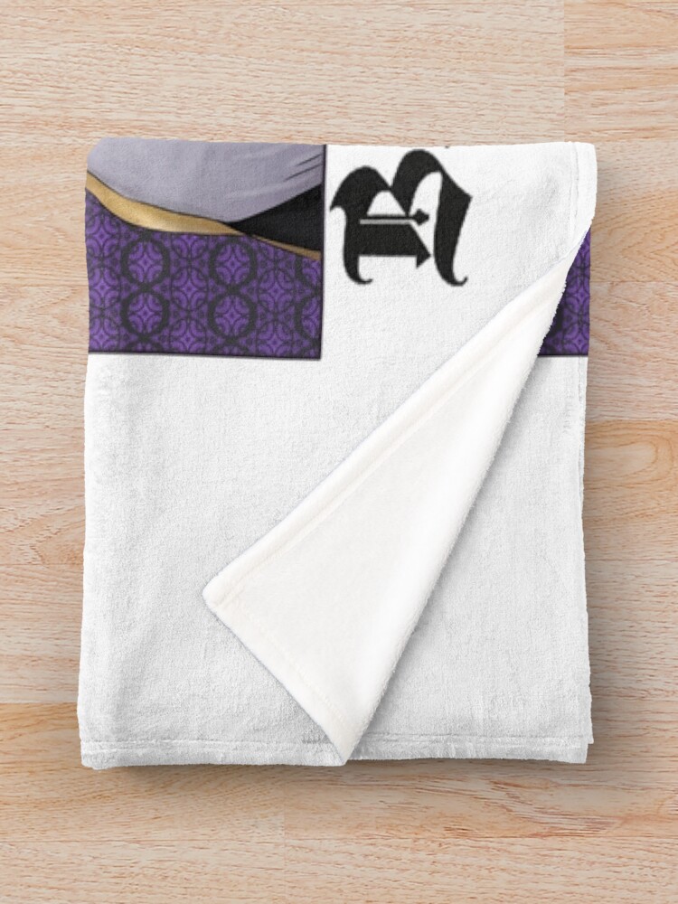 Black Clover Doodle Princess Silva Throw Blanket - Image 2