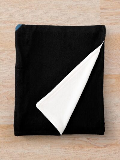 Alternative view of Black Clover Scribble Blue Magic Throw Blanket