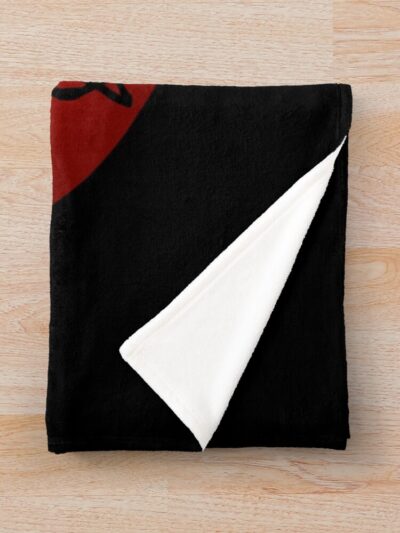 Alternative view of Doodle Sword Warrior Black Clover Throw Blanket