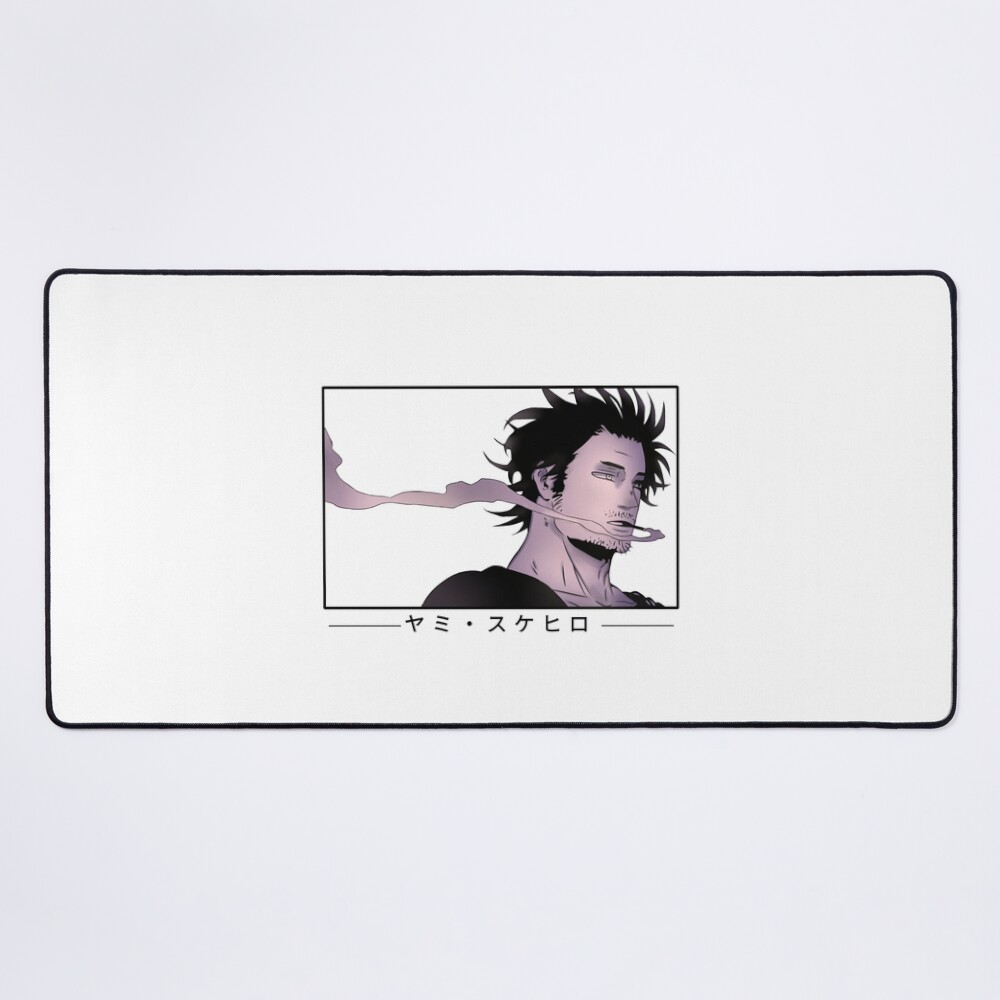 Black Clover Scribble Shadow Warrior Mouse Pad