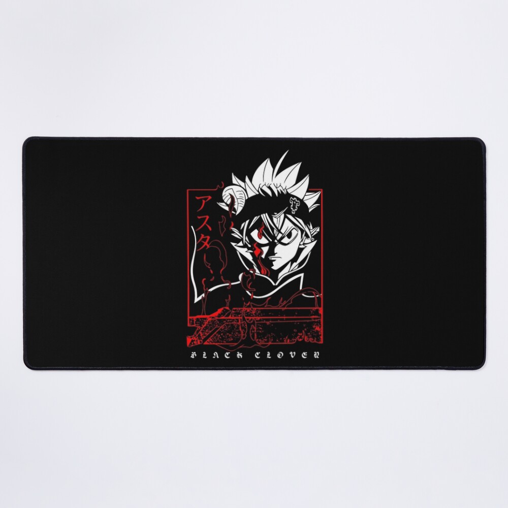Asta Black Clover Magic Knight Mouse Pad