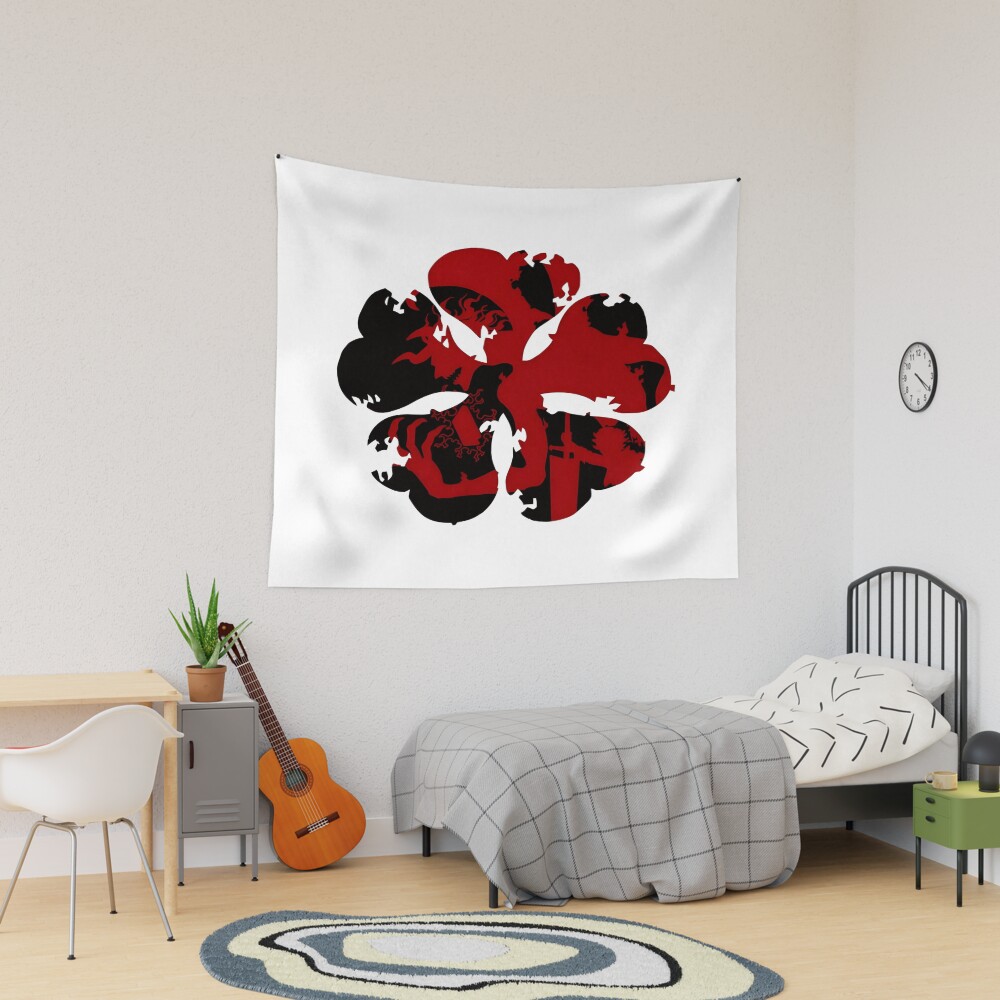 Royal Clover Crest Black Clover Tapestry