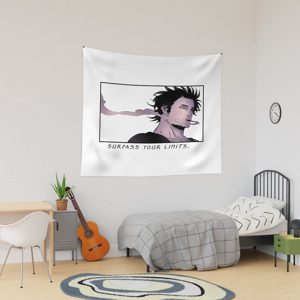 Black Clover Doodle Sukehiro Style Tapestry