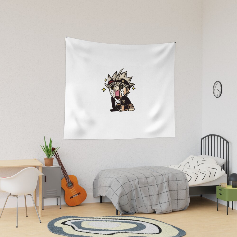 Black Clover Asta Chibi Style Tapestry