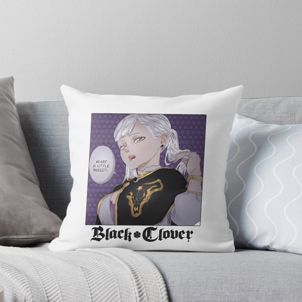 Black Clover Doodle Princess Silva Throw Pillow